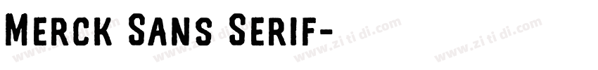 Merck Sans Serif字体转换 Merck Sans Serif字体转换
